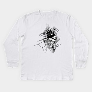 Skull Crown Kids Long Sleeve T-Shirt